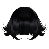 Black Messy Bob