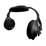 Black Metal Headphones (for headless)