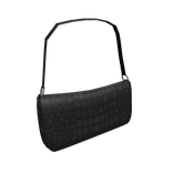 Black Mini Faux Shoulder Bag