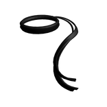 Black Ninja Headband of the Silent Sun