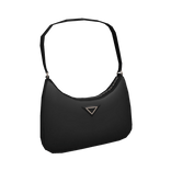 Black Nylon Shoulder Bag
