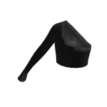 ✅ Black one sided oversize long sleeve crop top