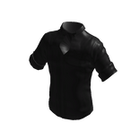 Black Opened Up Shirt