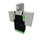 Black Overalls w/ Mint Cropped Top