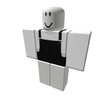 Black Overalls w White Crop Shirt