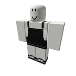 Black Overalls w White Crop Top