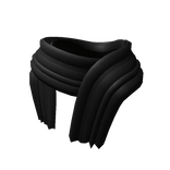 Black Oversized Scarf