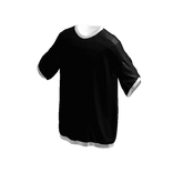 Black Oversized Tee - Klossette