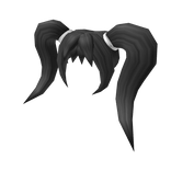 Black Preppy Pigtails