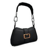 Black Preppy Shoulder Bag