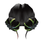 Black Pride Double Buns