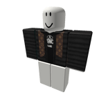 Black Puffer Jacket w 'LV' Scarf