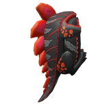 Black Raptor Tail Backpack