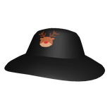 Black Reindeer Christmas Trendy Hat