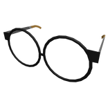 Black Round Sport Glasses