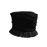 Black Ruffle Top