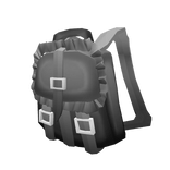 Black Ruffled Backpack 3.0