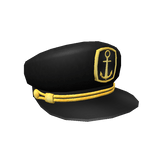 Black Sailor Captain Hat