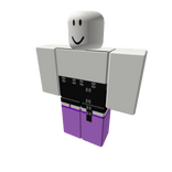 Black Shorts w Purple Stockings w Belt