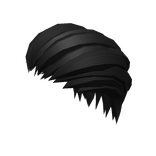  Black Slicked back hair