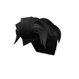 Black Slicked Back Hair