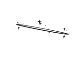 Black Sparkling Halo