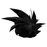 Black Spiky Male Hair