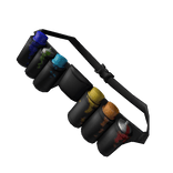 Black Spraypaint Utility Belt