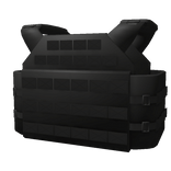Black Tactical Plate Carrier