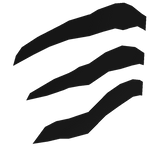 Black Tiger Stripes Tattoo (Left)