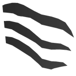 Black Tiger Stripes Tattoo (Right)