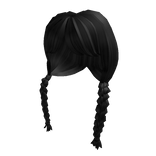 Black Uncanny Braided Pigtails