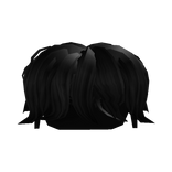 Black Undercut/Two-Block Perm Full Fringe