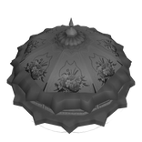 Black Victorian Era Parasol