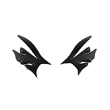 Black Void Neck Collar - Cartoony Outline