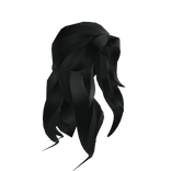 🌻Black Wavy 70s Hair 🌻