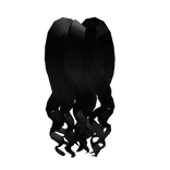 Black wavy hair extension  