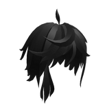 Black Wild Anime Hair