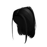 Black Y2K Aesthetic Ponytail