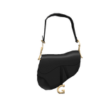 Black Y2k Saddle Bag