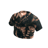 Bleached Tie Dye Crop Top