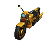 Blinged Gold Motorcycle