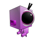 Blocky Pink Cat