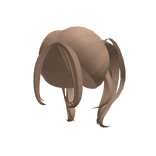 Blonde Bouncy Y2K Wavy Anime Ponytails w/ Bangs