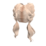 Blonde Braided Ponys