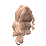 Blonde Curly High Ponytail