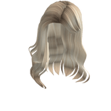 Blonde Fashion Model Side-Part