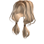 Blonde Loose Low Ponies
