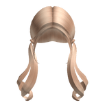 Blonde Low Indie Curled Pigtails