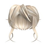 Blonde Messy Anime Hair